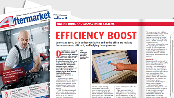 Aftermarket Magazine speaks to Techman about Garage Management Systems